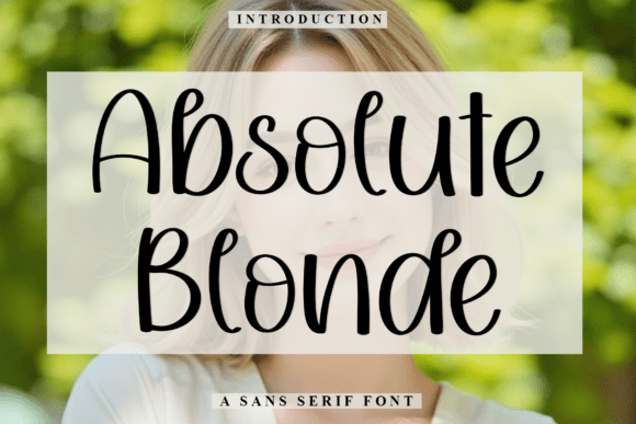 Absolute Blonde: The Soft, Unique Font for Creative Projects