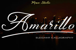 Amarillo: The Calligraphy Font That Feels Like a Signature