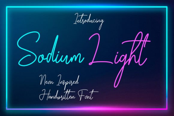 Bring the Glow: Using Sodium Light for Authentic Neon Typography