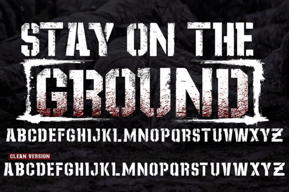 Commanding Attention: The Power of the Stay on the Ground Font