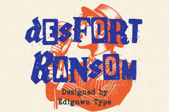 Desfort Ransom: The Rugged Typeface for Edgy Branding