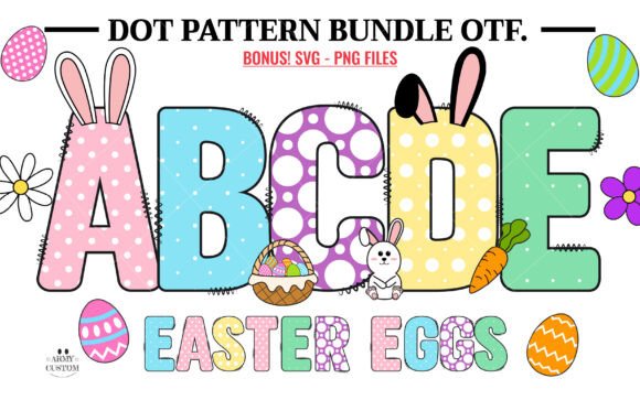 Dot Army Bundle: A Doodle Font for Whimsical Branding