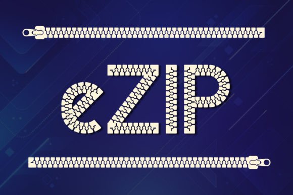 Ezip: The Zipper Typeface That Unlocks Creativity