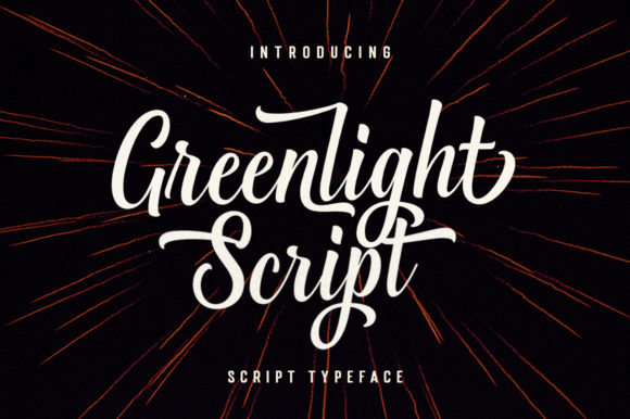 Greenlight Script: Vintage Charm for Modern Design