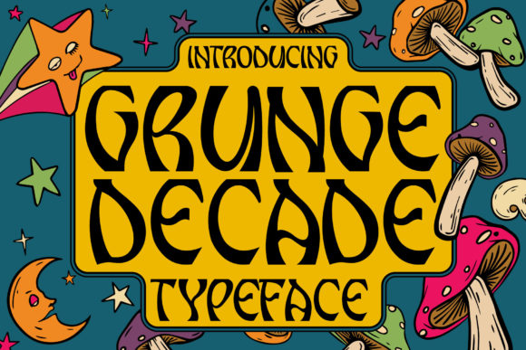 Grunge Decade: The Display Font That Cuts Through the Noise
