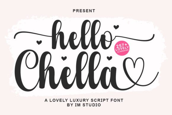 Hello Chella: A Script Font That Blends Romance with Brand Identity