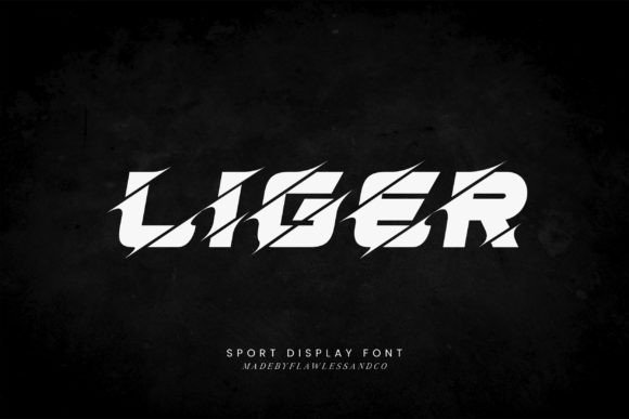 Liger: A Typeface That Roars with Power and Agility