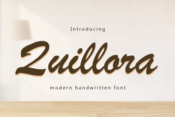 Quillora: The Semi-Brush Script for Modern Branding
