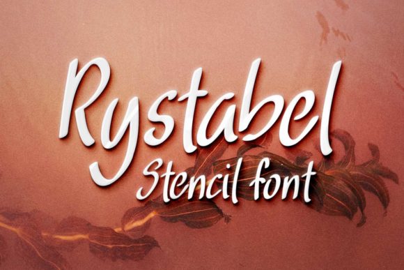 Rystabel: The Handwritten Stencil Font for Every Creative Project