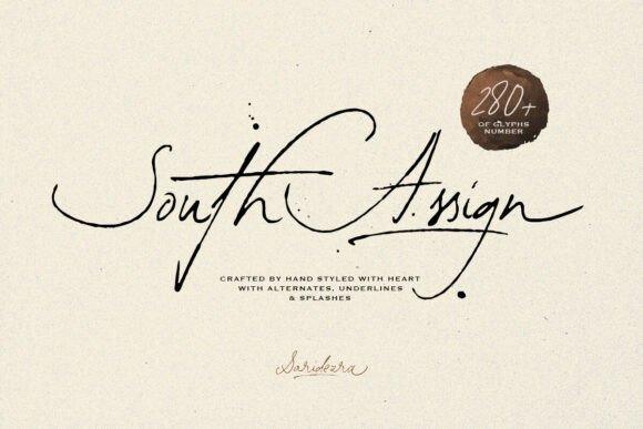 South Assign: A Vintage Script Font with Modern Flair