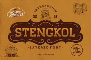 Stengkol: A Bold Slab Serif for Every Creative Project